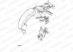 73 - REAR FENDER