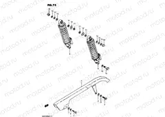 74 - CHAIN CASE - REAR SHOCK ABSORBER