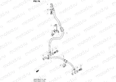 74 - FRONT BRAKE HOSE