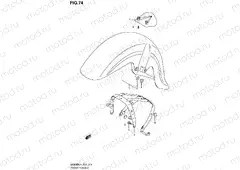 74 - FRONT FENDER (VL800BL4 E19)