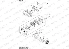 74 - REAR COMBINATION LAMP (GSX-R1000L3 E28)