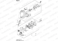 74 - REAR COMBINATION LAMP (SFV650AL3 E21)