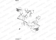 74 - SIDE COWLING (GSX-R750L2 E21:YVB)
