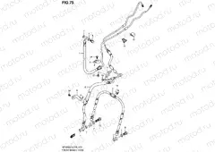 75 - FRONT BRAKE HOSE (SFV650AL3 E28)