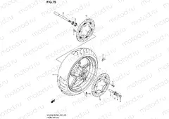 75 - FRONT WHEEL (SFV650L3 E03)