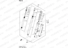 76 - FRONT FORK DAMPER (SFV650UAL4 E21)