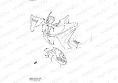 76 - FRONT LEG SHIELD (AN650AL1 E28)