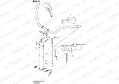 76 - HANDLEBAR (VL800BL4 E02)