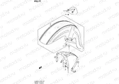 77 - FRONT FENDER (VL800CL4 E19)