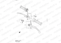 77 - HANDLE LEVER (GSX650FL1 E21)
