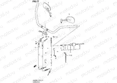77 - HANDLEBAR (VL800BL4 E19)