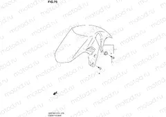 79 - FRONT FENDER (GSR750L3 E21)