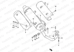 7B - MUFFLER (MODEL AY50 K1/K2 P39)