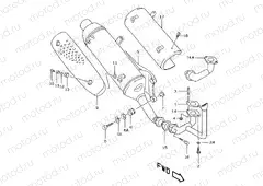7B - MUFFLER (MODEL X/Y EXCEPT P26 AND AY50 P39 )