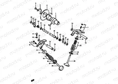 8 - CAM SHAFT-VALVE
