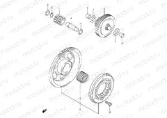 8 - STARTER CLUTCH (DR-Z400EY/EK1/EK2/EK3/EK4)