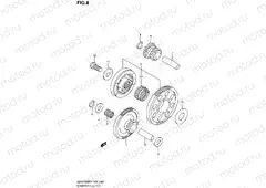 8 - STARTER CLUTCH (MODEL X/Y/K1/K2)