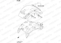 80 - REAR FENDER (VL1500L3 E19)