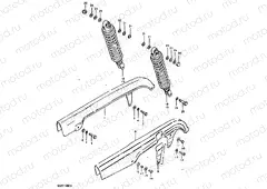 81 - CHAIN CASE - REAR SHOCK ABSORBER