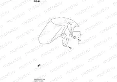 81 - FRONT FENDER (GSR750UEL3 E21)