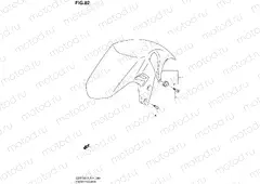 82 - FRONT FENDER (GSR750AL3 E21)