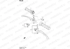 82 - HANDLE LEVER (GSX650FUAL2 E21)