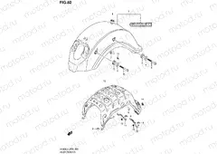 82 - REAR FENDER (VL800L4 E19)