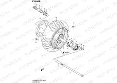84B - REAR WHEEL (AN650K8/K9/L0)