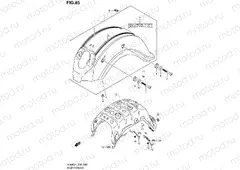 85 - REAR FENDER (VL800CL4 E19)