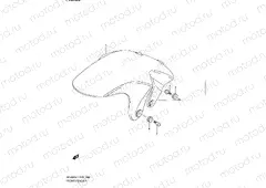 86 - FRONT FENDER (SFV650UL1 E21)