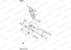87 - REAR CUSHION LEVER