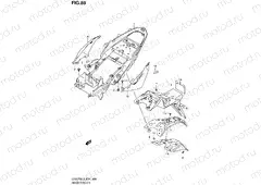88 - REAR FENDER (GSR750L3 E24)