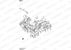 9 - CRANKCASE (AN400ZAL2 E02)
