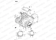 9 - CRANKCASE COVER (MODEL D)