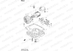 9 - OIL FILTER-OIL PUMP (GS500H)