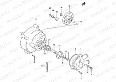 9 - WATER PUMP (MODEL AY50WR K1/K2/AY50W K3/K4)