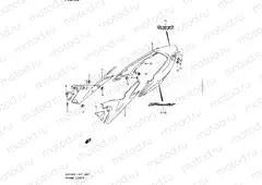 90 - FRAME COVER (GSF650UAL1 E21)