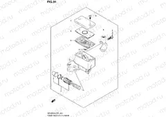 91 - FRONT MASTER CYLINDER (SFV650AL4 E21)
