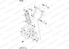 92 - REAR CUSHION LEVER (VL800BL4 E02)