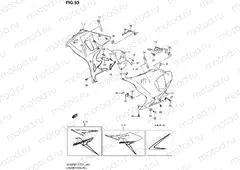 93 - UNDER COWLING (GSX650FUL2 E21)