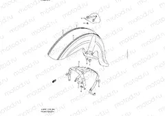 94 - FRONT FENDER (VL800CL1 E02)