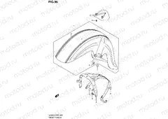 96 - FRONT FENDER (VL800CL2 E19)