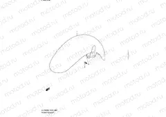 96 - FRONT FENDER (VLR1800L1 E02)