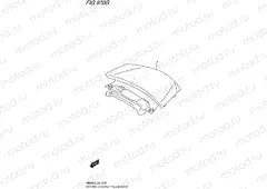 970G - OPTIONAL (COVER SET PILLION RIDER) (AN650ZL6 E19)
