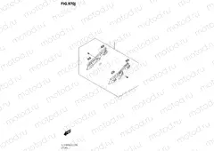 970J - OPTIONAL SIDE CASE BRACKETS (DL1050RQ)