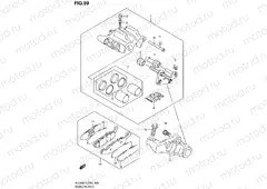 99 - REAR CALIPER (VL1500L3 E02)