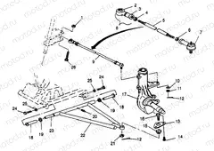 A-ARM/STRUT MOUNTING Magnum 2X4 W967544 (4936033603B007) | A-ARM/STRUT MOUNTING Magnum 2X4 W967544 (4936033603B007)