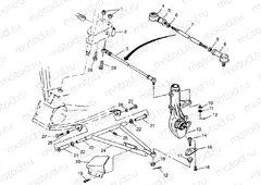 A-ARM/STRUT MOUNTING Scrambler 500 W97BC50A (4943074307B011) | A-ARM/STRUT MOUNTING Scrambler 500 W97BC50A (4943074307B011)