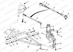 A-ARM/STRUT MOUNTING Sport 400L W97BA38C and Trail Blazer W97BA25C (4940124012B006) | A-ARM/STRUT MOUNTING Sport 400L W97BA38C and Trail Blazer W97BA25C (4940124012B006)