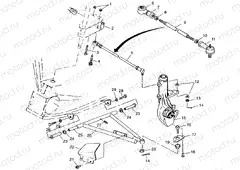 A-ARM/STRUT MOUNTING XPLORER 300 W98CC28C (4945264526B013) | A-ARM/STRUT MOUNTING XPLORER 300 W98CC28C (4945264526B013)